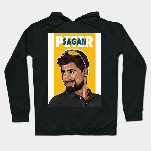 Peter Sagan Hoodie by Rekayasabumi